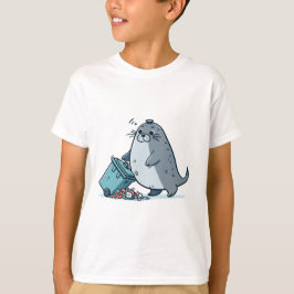 Neil The Wheely Bin Vernietigt Seal T-shirt