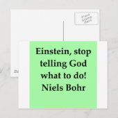 neils beide quotes briefkaart (Voorkant / Achterkant)