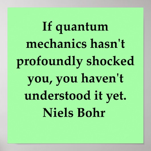 neils bohr - offerte poster (Voorkant)