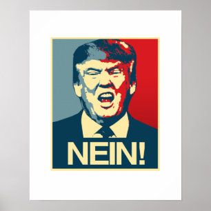 NEIN - Anti-Trump Poster - Anti-Trump -