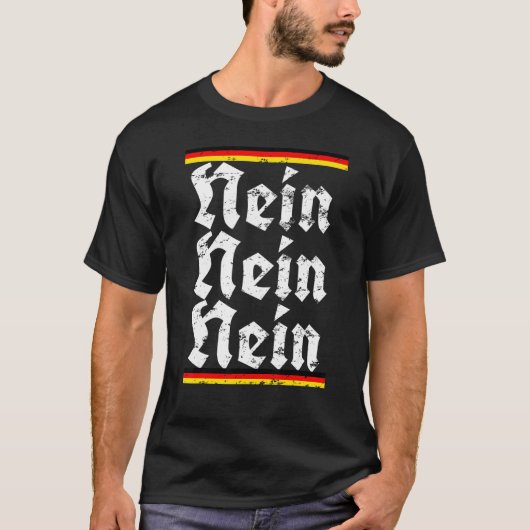 Nein German No Gezegde Funny Germany  T-shirt (Voorkant)