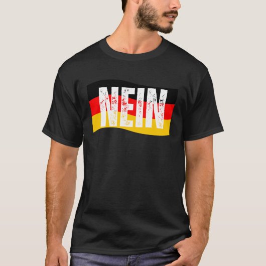Nein German No Gezegde Funny Germany  T-shirt (Voorkant)