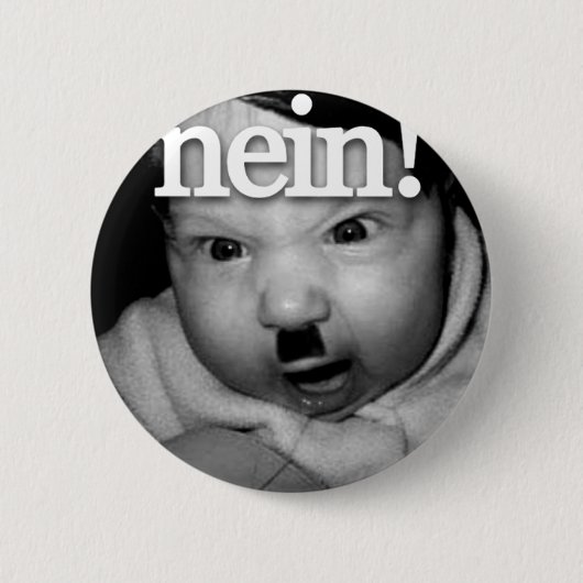 NEIN! -toets Ronde Button 5,7 Cm (Voorkant)