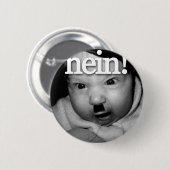 NEIN! -toets Ronde Button 5,7 Cm (Voorkant /achterkant)