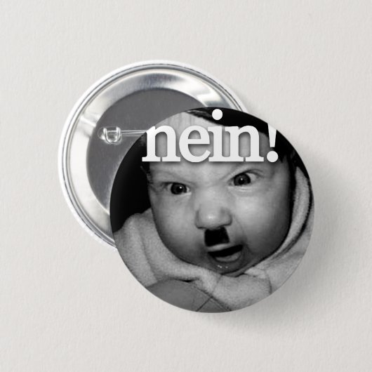 NEIN! -toets Ronde Button 5,7 Cm (Voorkant /achterkant)