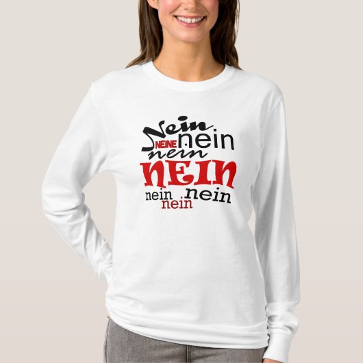 neinnein T-Shirt (Voorkant)