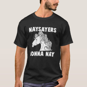 Neinszeggers Gaan Nein Grappig Nein Cadeau Paarden T-shirt