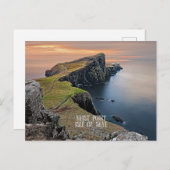 Neist Point, eiland Skye, Schotland Briefkaart (Voorkant / Achterkant)
