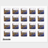 Neist Point - eiland Skye Vierkante Sticker (Vel)