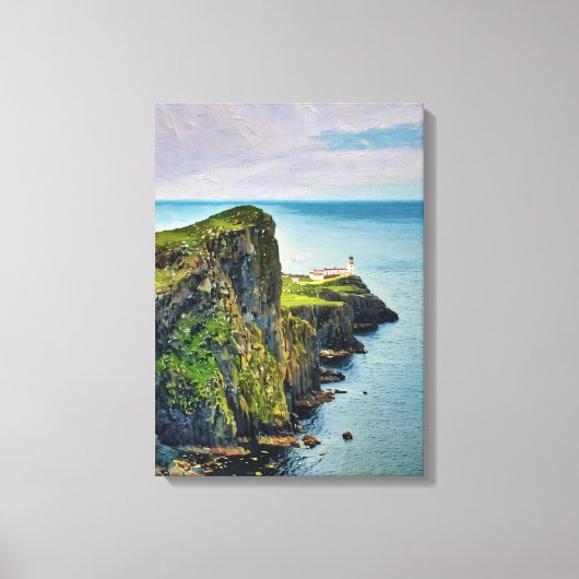 Neist Point Lighthouse Canvas - Isle of Skye (Voorkant)