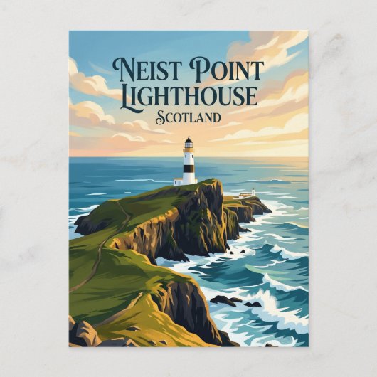 Neist Point Lighthouse Schotland Briefkaart (Voorkant)