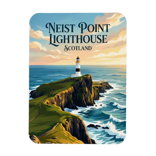 Neist Point Lighthouse Schotland Magneet (Verticaal)