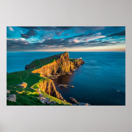 Neist Point Lighthouse, Schotland Poster (Voorkant)