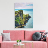 Neist Point Vuurtoren Canvas Print - Isle of Skye (Insitu (Woonkamer))