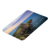 Neist point vuurtoren op Skye bij zonsondergang Magneet (Linkerzijde)