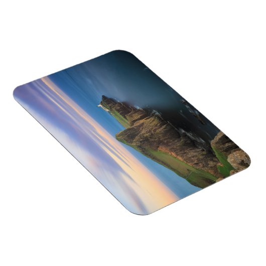 Neist point vuurtoren op Skye bij zonsondergang Magneet (Rechterzijde)