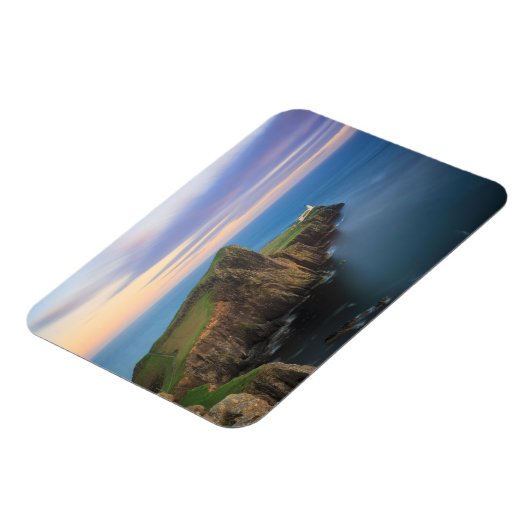 Neist point vuurtoren op Skye bij zonsondergang Magneet (Linkerzijde)