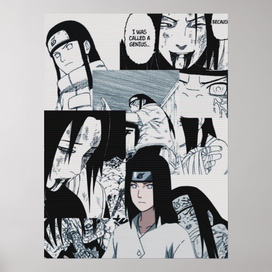 neji hyuga poster (Voorkant)