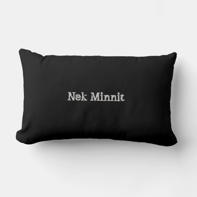 Nek Minnit Worpkussen Kussen (Voorkant)