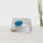 Nekaarten - Zee glas in Blauwgroen Kaart (Voorkant)