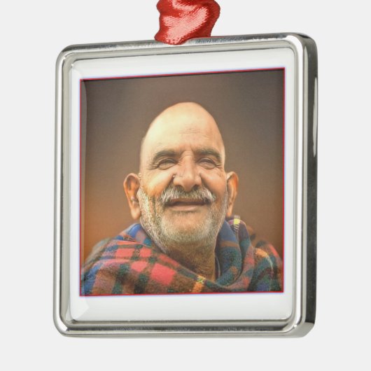 Nekaroli baba metalen ornament (Links)