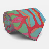 Nekdas - Abstracte Spaghettikunst Stropdas (Opgerold)