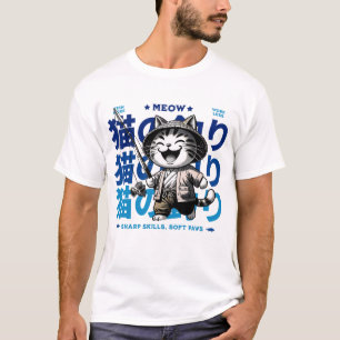 Neko Fish Master - Japans perfecte visser T-shirt