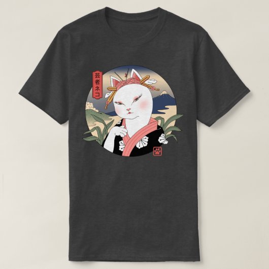 Neko Geisha 1 T-shirt (Design voorkant)
