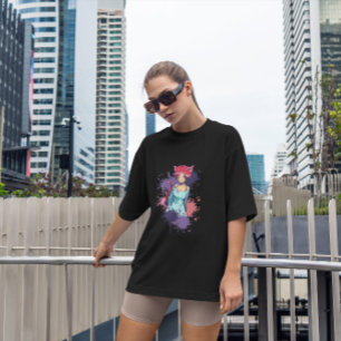 Neko Girl Splatter T-shirt