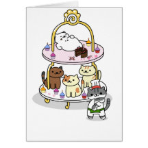 Neko-ingang - Cake stand Party - Blank