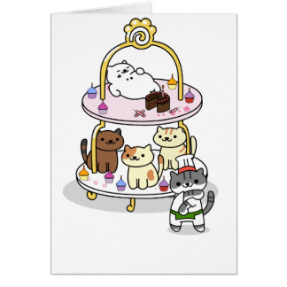 Neko-ingang - Cake stand Party - Blank
