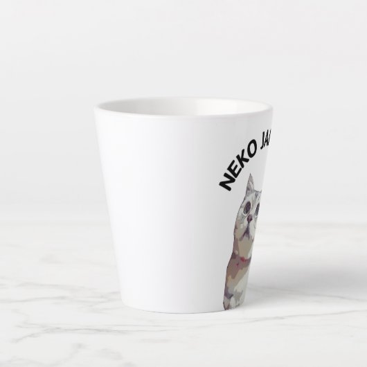 NEKO JARASHI Mugs by ramu Latte Mok (Voorkant)
