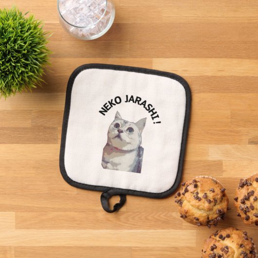 NEKO JARASHI trivet by ramu Pannenlap (Top down)