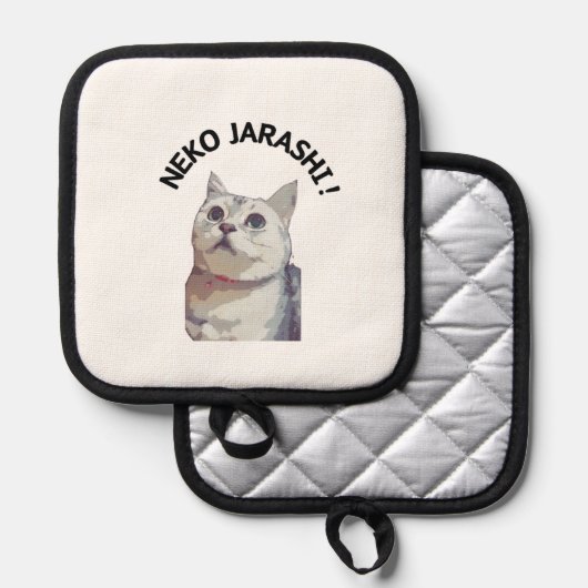 NEKO JARASHI trivet by ramu Pannenlap (Voorkant / Achterkant)