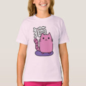 Neko Kat Kinder T-Shirt (Voorkant)