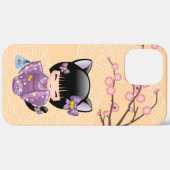 Neko Kokeshi Doll - Kat Ears Geisha Girl Case-Mate iPhone Case (Achterkant / Rechts)