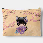 Neko Kokeshi Doll - Kat Ears Geisha Girl Etui (Achterkant)