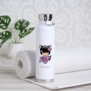Neko Kokeshi-pop - Meisje met Kattenoren Geisha Waterfles