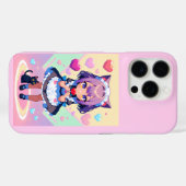 Neko maid anime pixel stijl Case-Mate iPhone case (Achterkant (horizontaal))