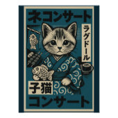 Neko Noodle Nights Perfect Poster (Voorkant)