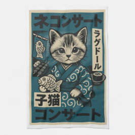 Neko Noodle Nights Theedoek