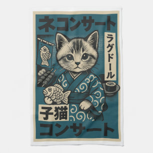 Neko Noodle Nights Theedoek