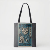 Neko Noodle Nights Tote Bag (Voorkant)
