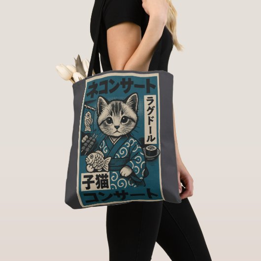 Neko Noodle Nights Tote Bag (Dichtbij)