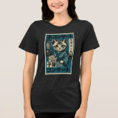 Neko Noodle Nights Tri-Blend Shirt (Voorkant)