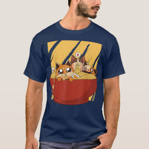 Neko Ramen Cat lover anime Japanse manga minnaar T-shirt