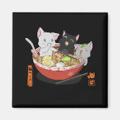 Neko Ramen cat Magneet (Voorkant)