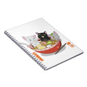 Neko Ramen cat Notitieboek (Rechterzijde)