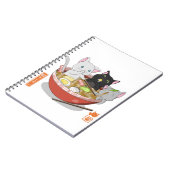 Neko Ramen cat Notitieboek (Linkerzijde)