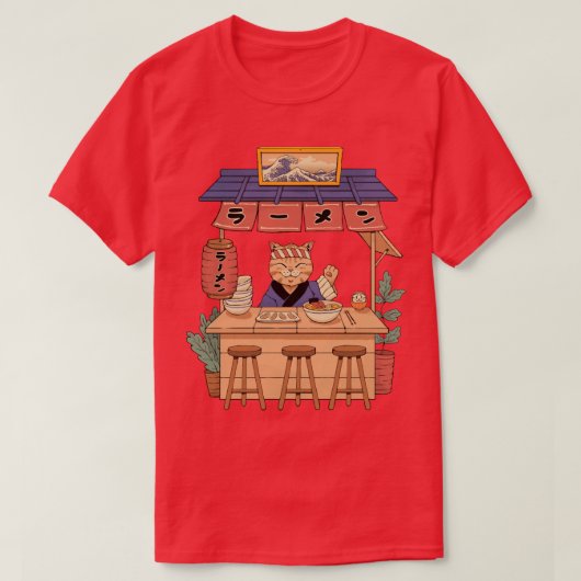 Neko Ramen House T-shirt (Design voorkant)